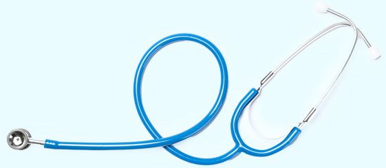 blue stethoscope