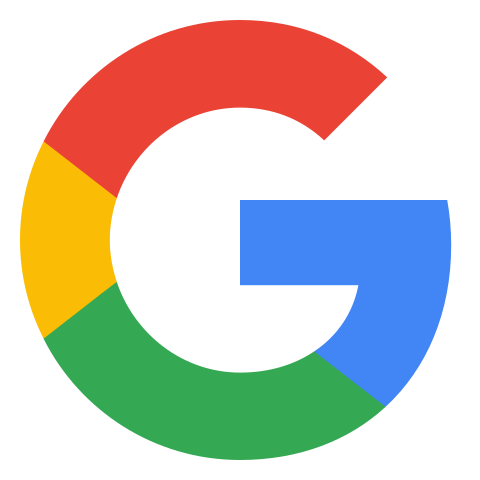 Google logo with the letter 'G' in red, yellow, green, and blue colors.