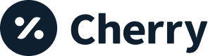Logo of Cherry with a stylized cherry emblem to the left of the word "Cherry".